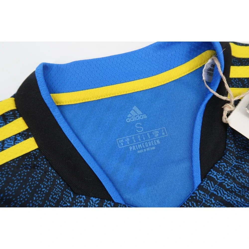 Adidas Mens Small 2021-22 Manchester United Third Soccer Jersey GM4616 Blue NEW‎